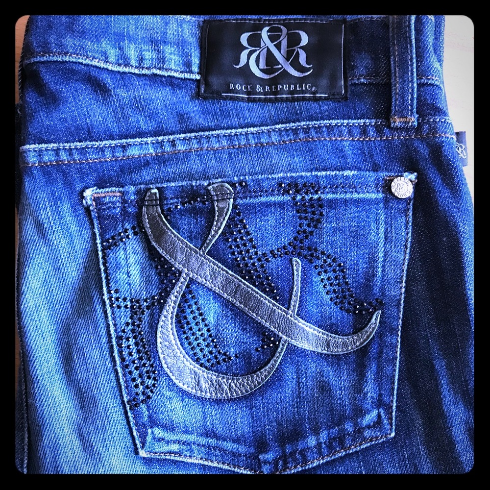 Rock & Republic jeans size 31 & 34” Long Inseam